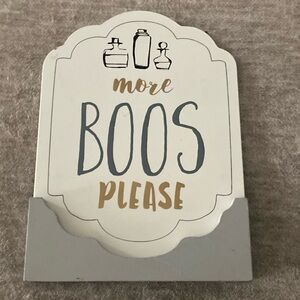 Halloween bar sign plaque